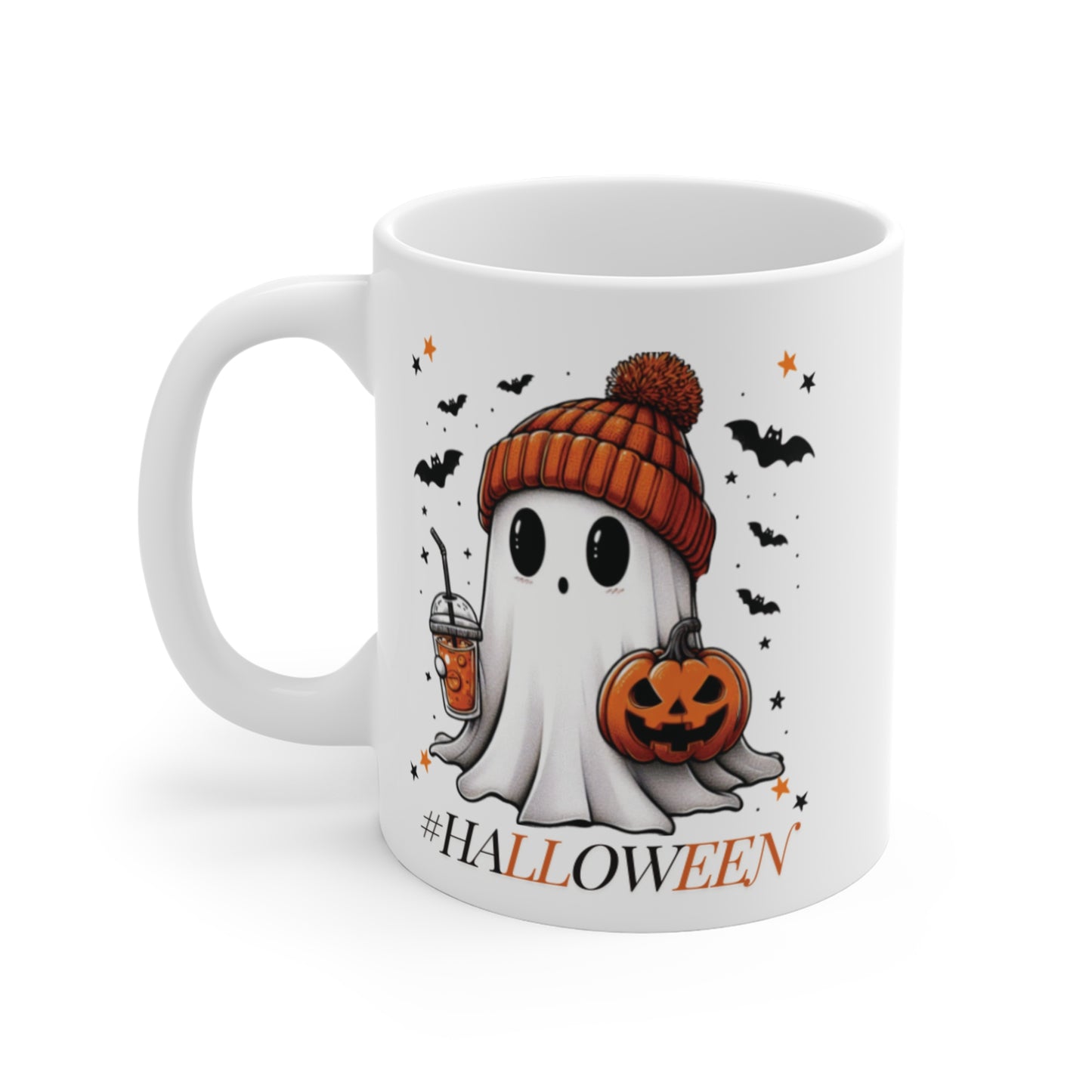 #Halloween Mug 11oz | Wholesome Halloween Ghost