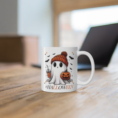 #Halloween Mug 11oz | Wholesome Halloween Ghost