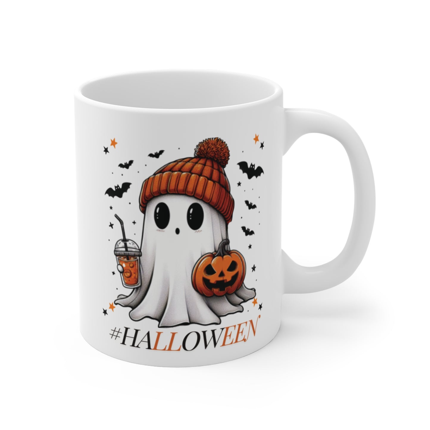 #Halloween Mug 11oz | Wholesome Halloween Ghost