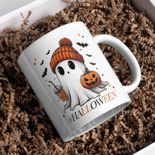 #Halloween Mug 11oz | Wholesome Halloween Ghost