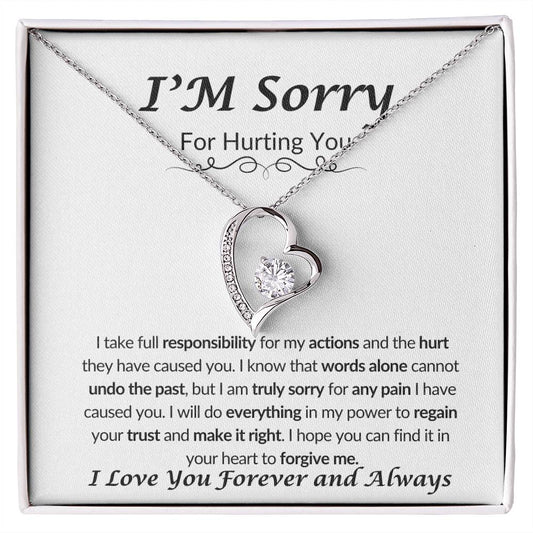 I'm Sorry For Hurting | Forever Love Necklace